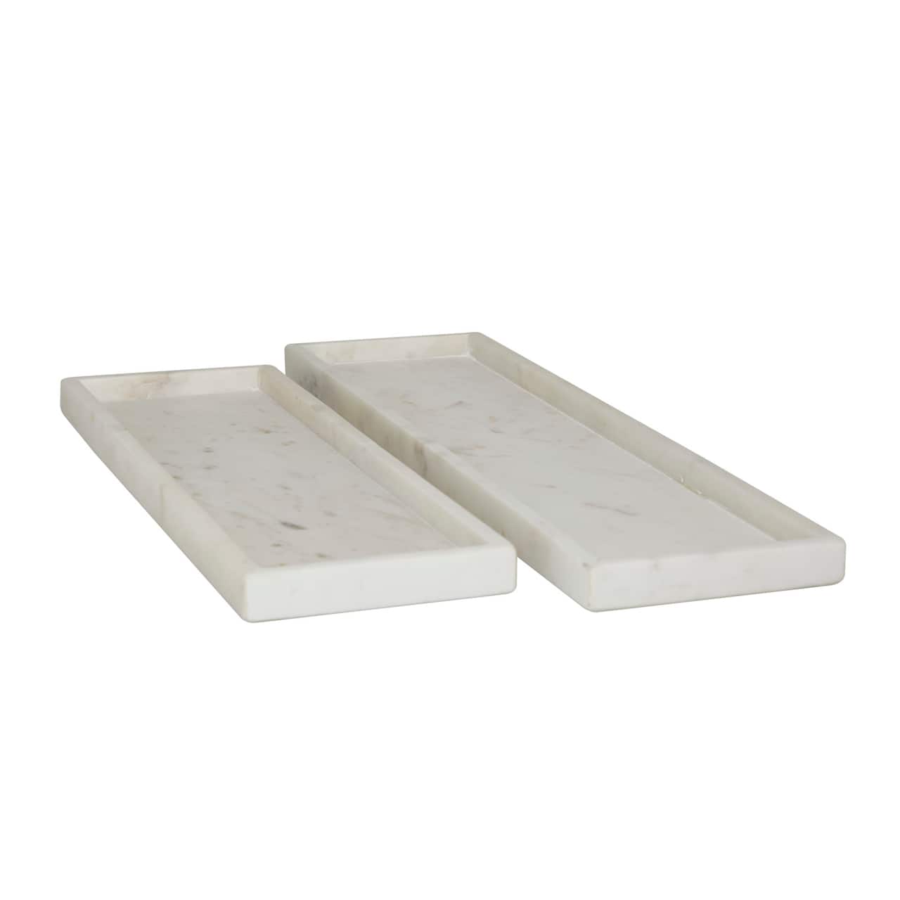 CosmoLiving by Cosmopolitan Marble Tray Set